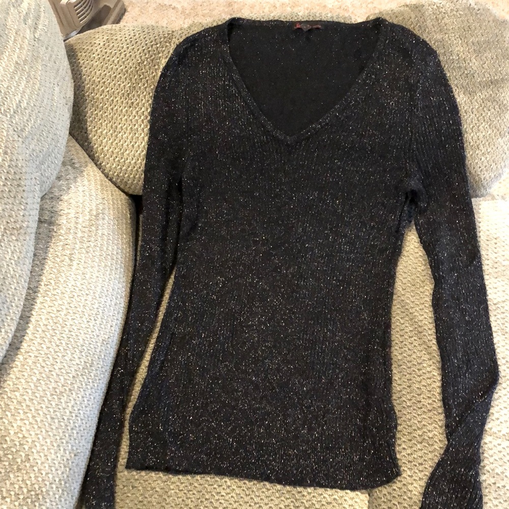 Black sparkle sweater